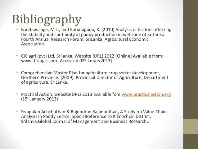 essay bibliography